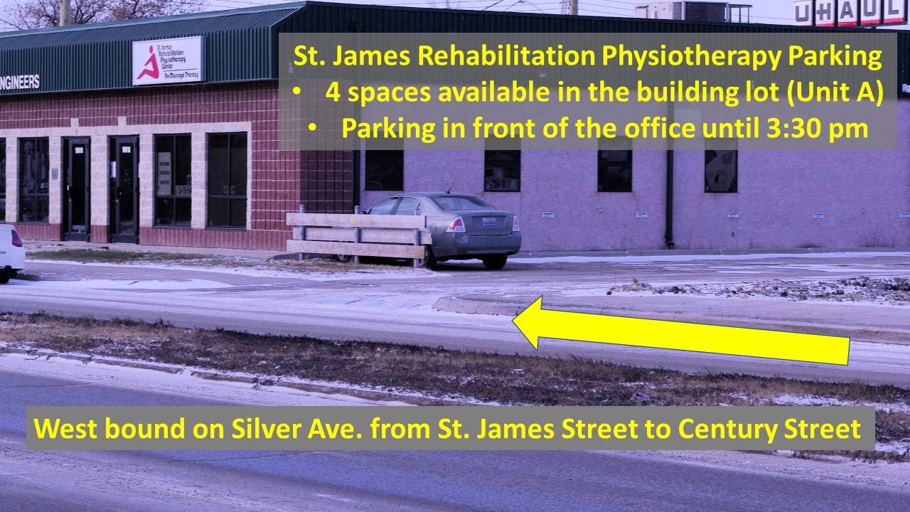 St. James Rehab Clinic east approach.